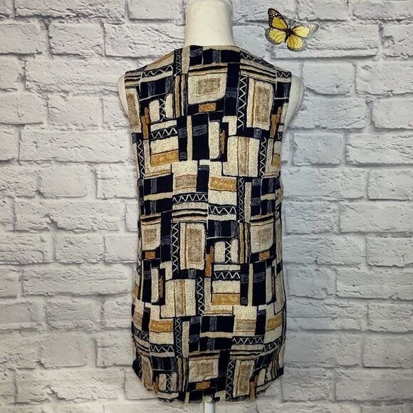 JOSEPH Ribkoff Petite Tie Front Sleeveless Blouse - Picture 5 of 6